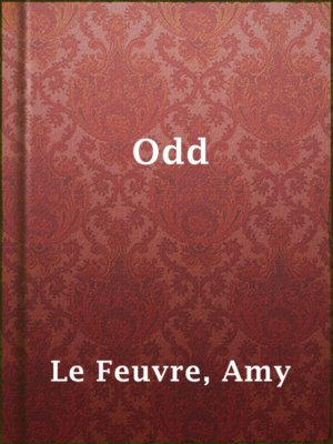 cover image of Odd